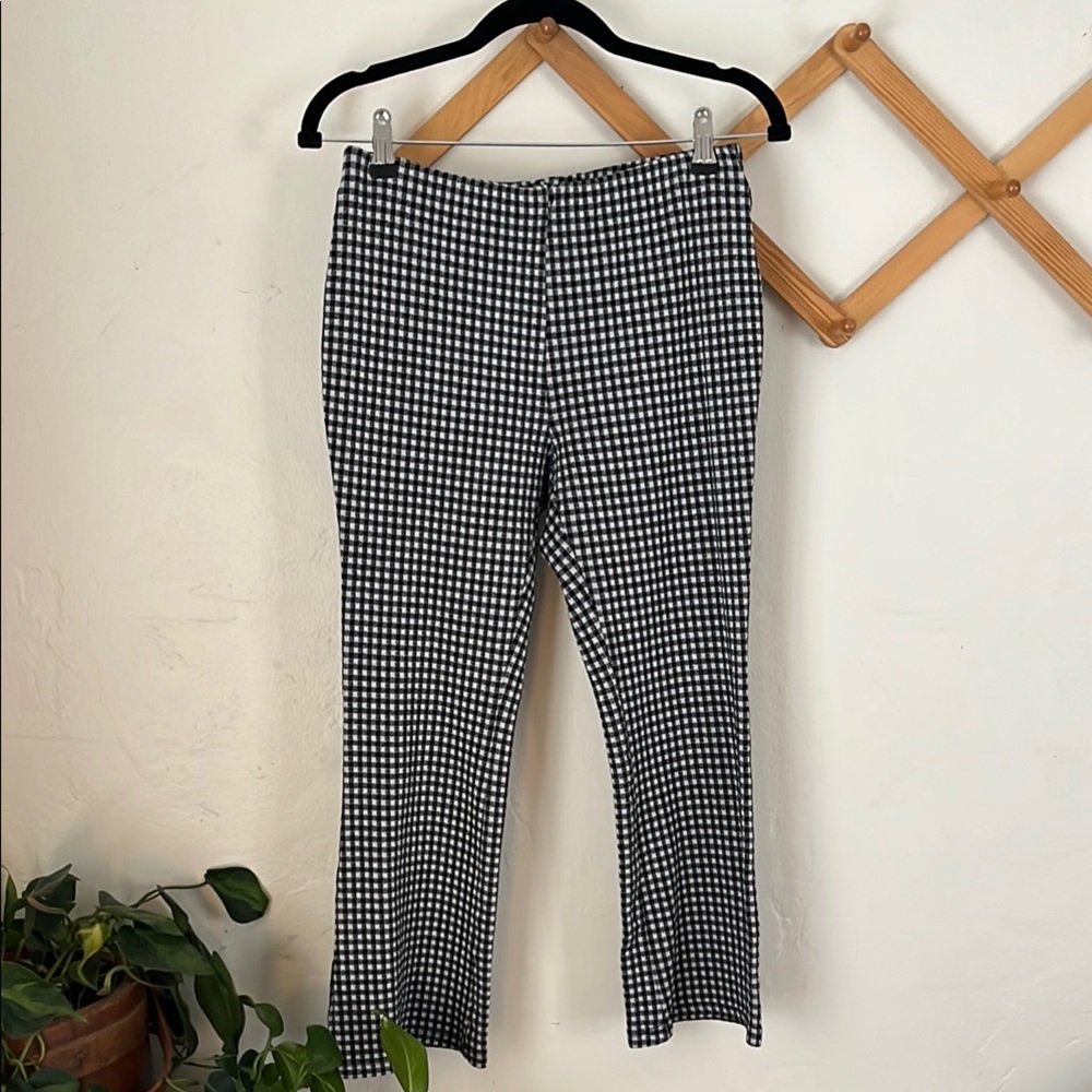 Black & White Gingham Pedal Pushers
